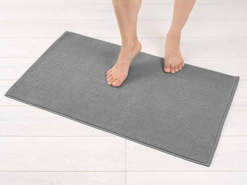 Photo 1 of (STOCK PHOTO FOR SAMPLE ONLY) - Grey Bath Rug