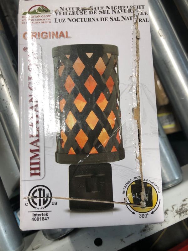 Photo 1 of Himalayan Glow 1809 Himalayan Wall Salt lamp, 360° Rotatable Plug 7W Bulb
