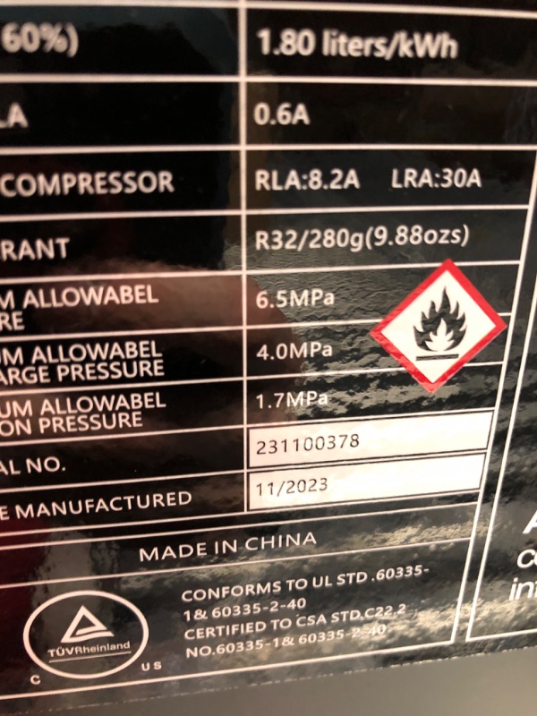 Photo 3 of **UNABLE TO FULLY TEST**
Moiswell 145 Pint Commercial Dehumidifier with Drain Hose