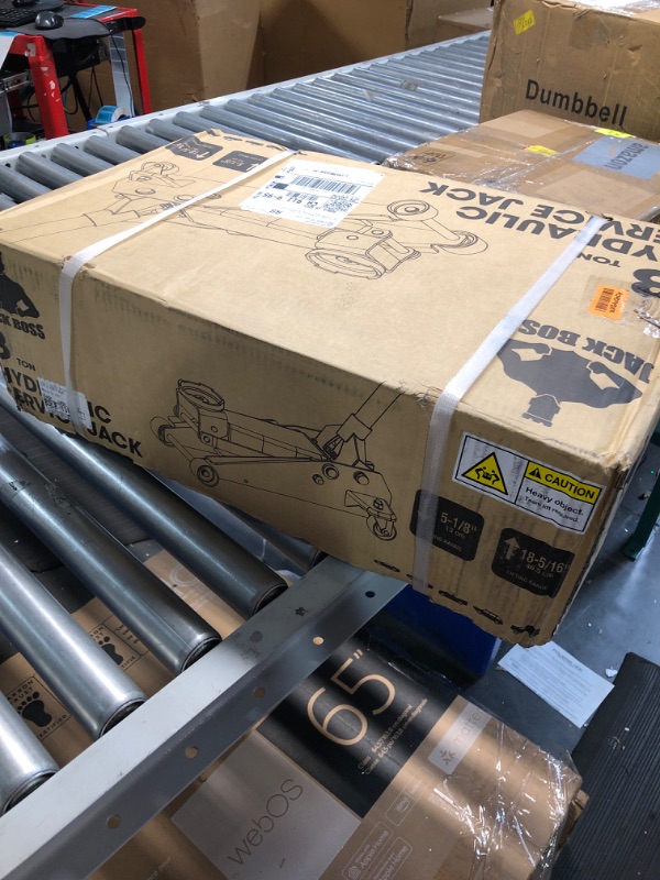 Photo 3 of **SEALED IN BOX - BANDS STILL ON BOX**
Jack Boss Floor Jack 3 Ton Capacity Fast Lift Service Jack Steel Heavy Duty Hydraulic Car Jack