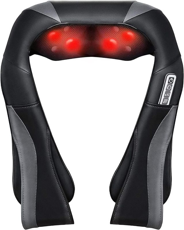 Photo 1 of Neck and Back Massager with Heat, Electric Shoulder Massage with 8 Nodes