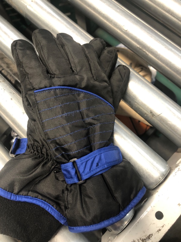 Photo 2 of Black & Blue Winter Gloves