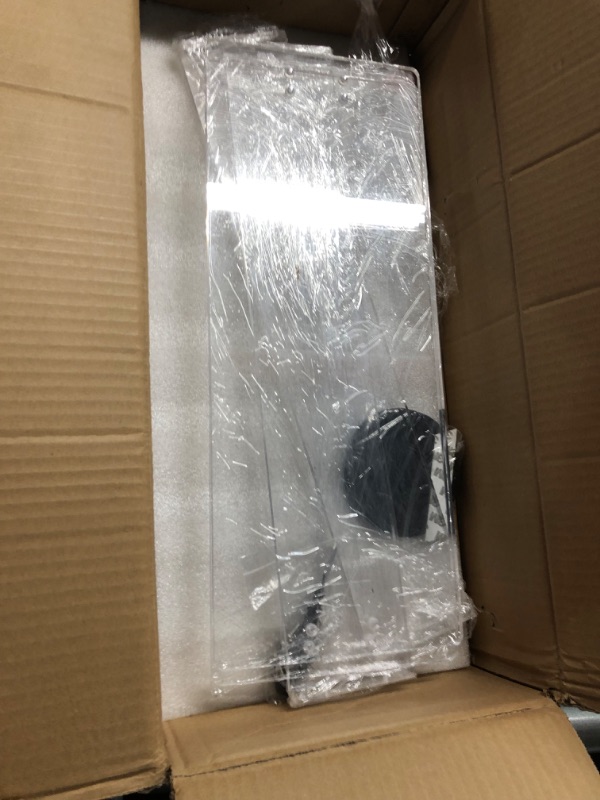 Photo 1 of Narrow Side Table, 2-Tier Acrylic Side Table, Skinny Side Table, Slim Side Tables for Small Spaces, 7" D x 15.7" W x 21.9" H 7"W 2 Tier-basic