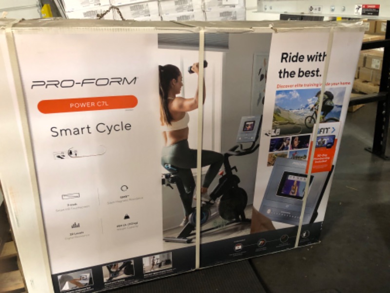 Photo 2 of **brand new still has band strap, never opened***ProForm Power C7L Smart Indoor Exercise Bike
