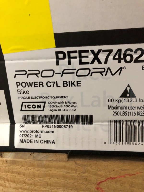 Photo 3 of **brand new still has band strap, never opened***ProForm Power C7L Smart Indoor Exercise Bike
