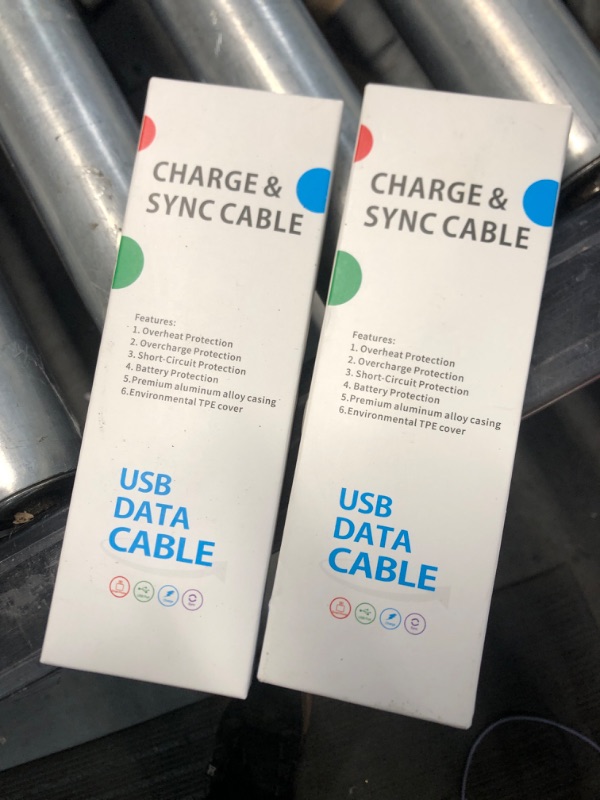 Photo 2 of **2 PACK** USB C Cable 6ft, Led USB A to USB C Charger Cable Fast Charge, Light Up USB A to Type C Charger Cord for Samsung Galaxy S10 S10+ / Ultra S22 S21 S20 A13 A53 S10 Note 20 (Blue) 6FT Breathing Blue