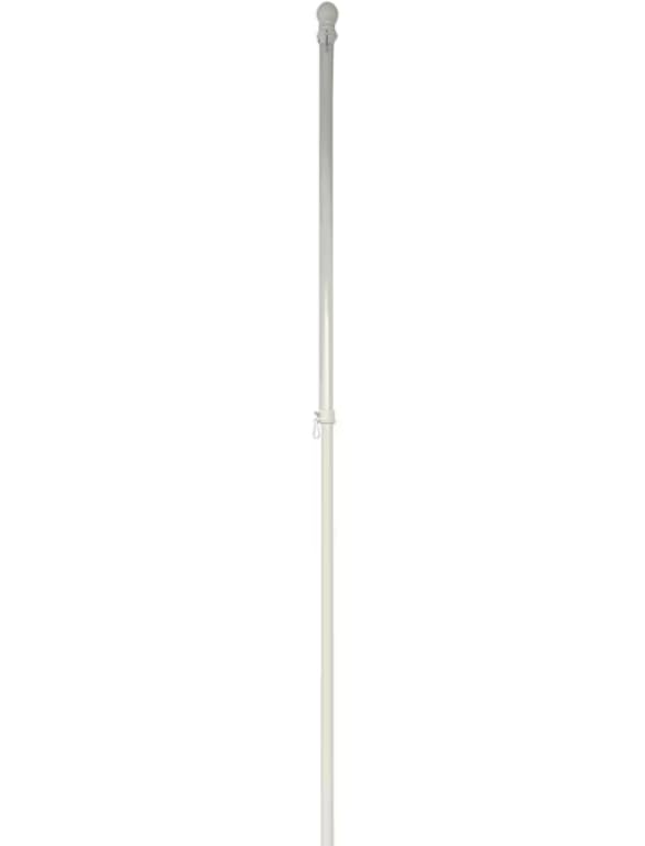 Photo 1 of Rain or Shine 5.75-ft White Metal House Flag Pole Case of 12 