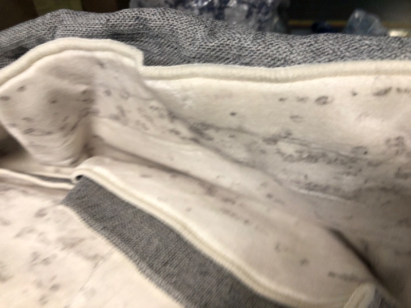 Photo 1 of Washable Area Rug for Living Room - Stain Resistant Urtla Thin Rugs with Non Slip Rubber Backing - Indoor Floor Carpet for Dining Room Home Office Dorm (Grey/White, 8x10 Feet) 8x10 Feet Grey/White