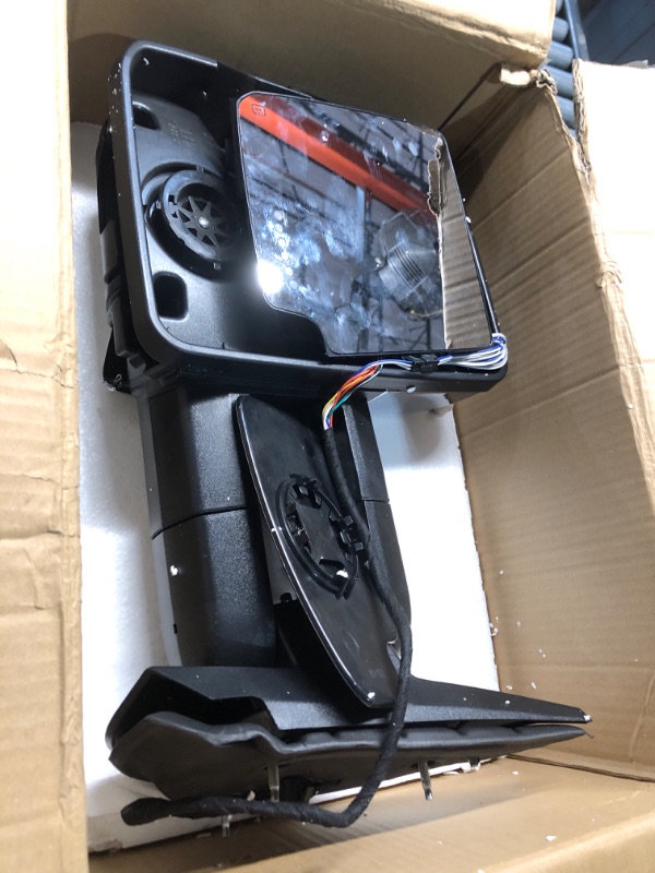 View 2 of Denforste Mirrors Doors Off Compatible with Jeep Wrangler JK CJ JL & Unlimited - Door Hinge Side Mirrors for Jeep - 2 Pack 5.5 x 7.5 inches Side Rear View Mirrors for Doors Off Driving