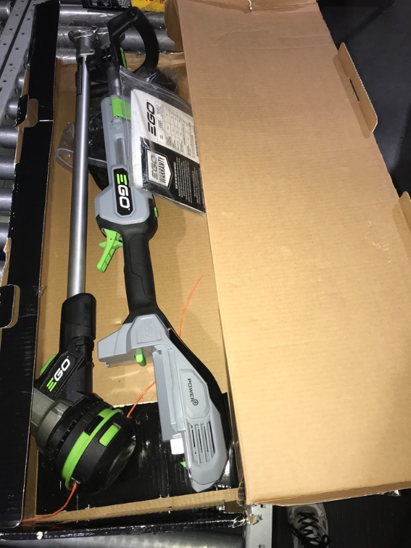 Photo 2 of (READ FULL POST) EGO Power+ ST1511T 15-Inch Kit Alu Foldable Shaft String_Trimmer, 15in Powerload/Telescopic/Gauge(2.5AH), Black 15in Powerload/ Telescopic/ Gauge(2.5AH)