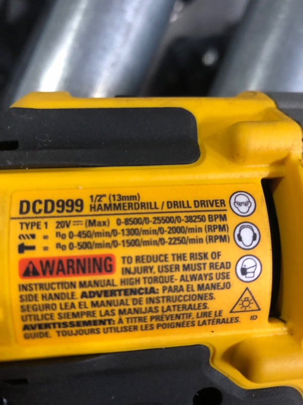 Photo 8 of (not functional)(sold for parts/repair) DeWalt DCK2100D1T1 2-Tool 20-Volt Cordless Impact & Hammer Drill/Driver Combo Kit