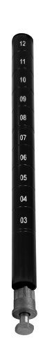 Photo 1 of Quantum Storage P86BK- for Wire Shelving, Black Finish, 86" Height X 1" Diameter
