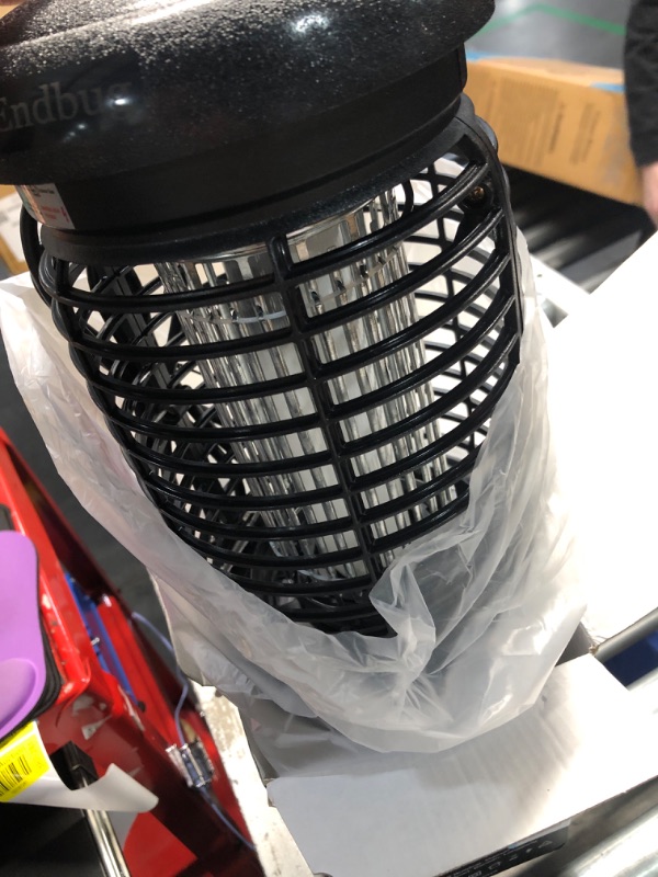 Photo 1 of Endbug Bug Zapper Outdoor, Mosquito Zapper Outdoor with LED Light, 4200V Electric Bug Zapper, 5ft Power Cord, IPX6 Waterproof Fly Trap, 2-in-1 Fly Zapper Indoor for Patio Garden Backyard Home, Plug in