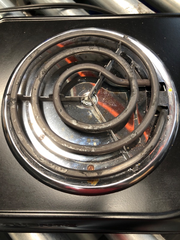 Photo 4 of (used)(dirty)(see images)Ovente Electric Double Coil Burner 6 & 5.75 Inch Hot Plate Cooktop with Temperature Control