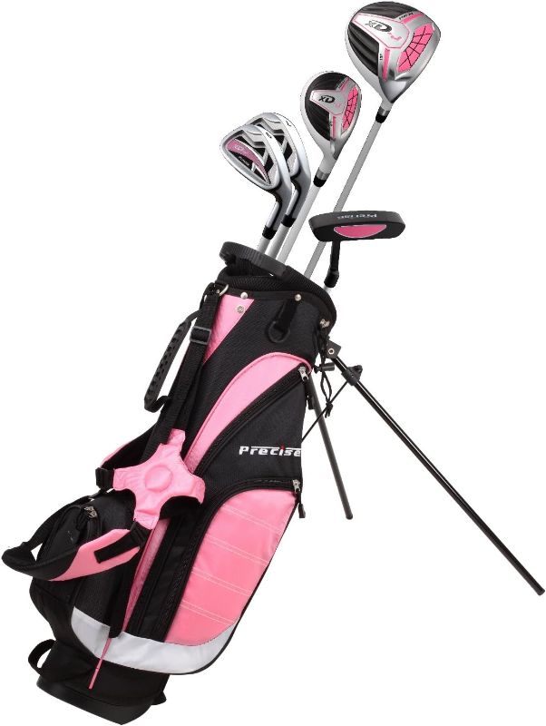 Photo 1 of (READ FULL POST) PreciseGolf Co. Precise X7 Junior Complete Golf Club Set for Children Kids - 3 Age Groups Boys & Girls - 9-12 Left Hand