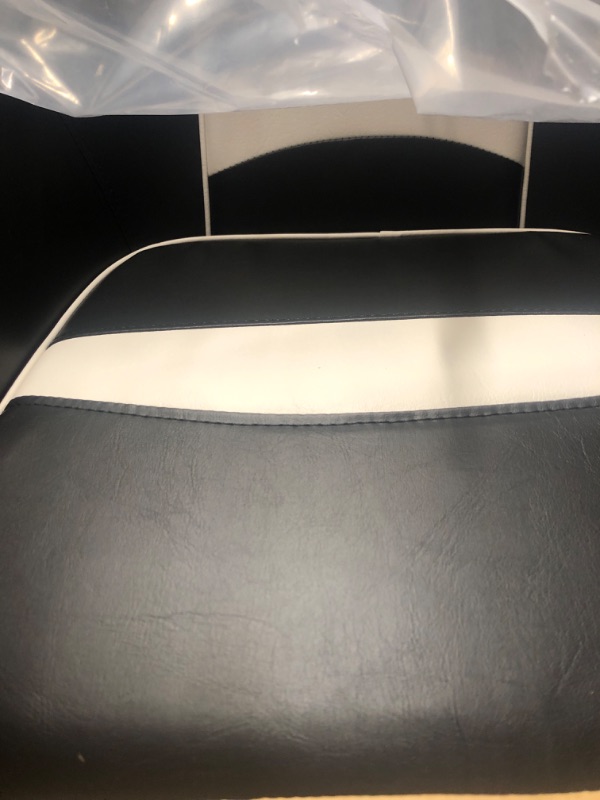 Photo 1 of MSC Bucket Pontoon Boat Seat (Black/White)