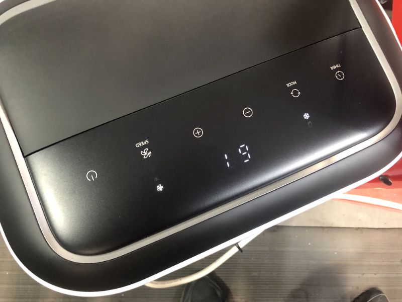 Photo 1 of ***USED - POWERS ON - UNABLE TO TEST FURTHER - LIKELY MISSING PARTS***
Airo Comfort Portable Air Conditioner 14,000 BTU for Room up to 700 Sq. Ft, Portable AC Unit, Dehumidifier & Fan, Installation Kit & Remote Control included