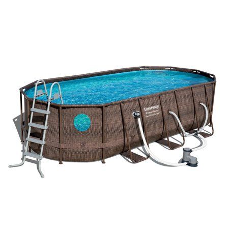 Photo 1 of Bestway Power Steel Swim Vista 18' X 9' X 48" Above Ground Swimming Pool Set
