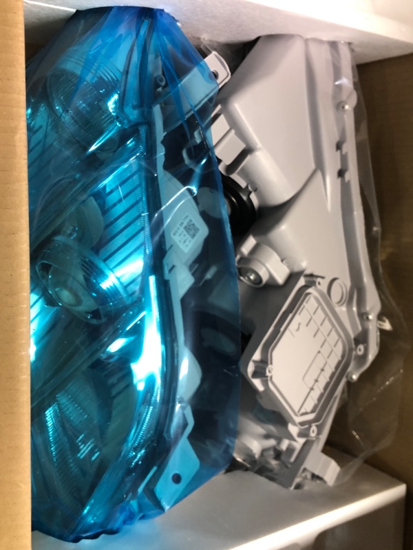 Photo 1 of ADCARLIGHTS 2007 2008 2009 Toyota Camry Headlight Assembly for 2007-2009 Toyota Camry Headlamp Chrome Housing Replacement Left and Right OE Replacement A-Chrome Housing Amber Reflector