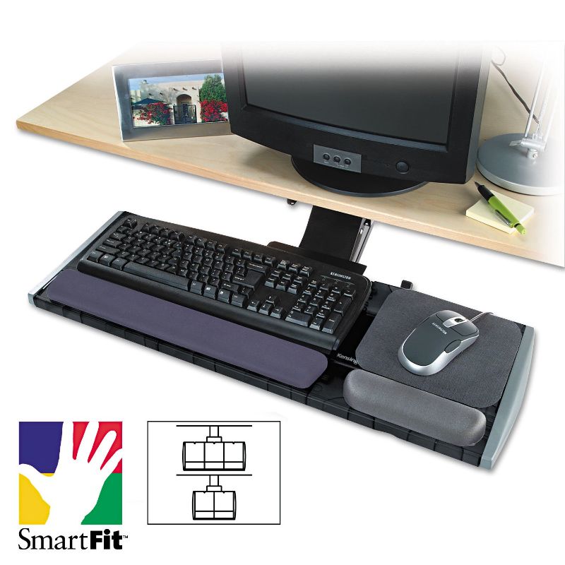 Photo 1 of ***Hardware loose in the box.***
Kensington Modular Platform with SmartFit™ System - TAA
SKU: K60718USF under desk keyboard and mouse mount