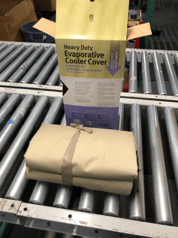 Photo 1 of *** BOX OPENED FOR INSPECTION***
Classic Accessories Polyester Evaporative Cooler Cover
37"x37"x42"