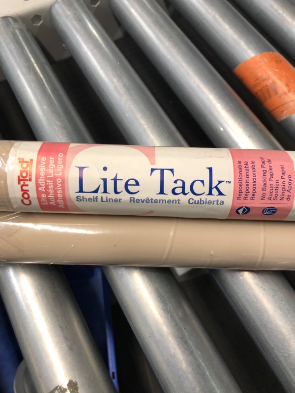 Photo 2 of **3 PACK** Con-Tact Brand Creative Covering Lite Tack Shelf Liner, Cafe Au Lait