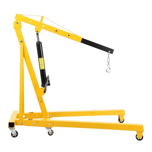 Photo 1 of ***STOCK PHOTO FOR REFERENCE ONLY***
8 Ton Folding Engine Hoist Stand Cherry Picker Ship Crane Heavy Duty Steel Lift Garage Freight Suit for Heavy Goods, Garage Auto Mechanic 6 Cast