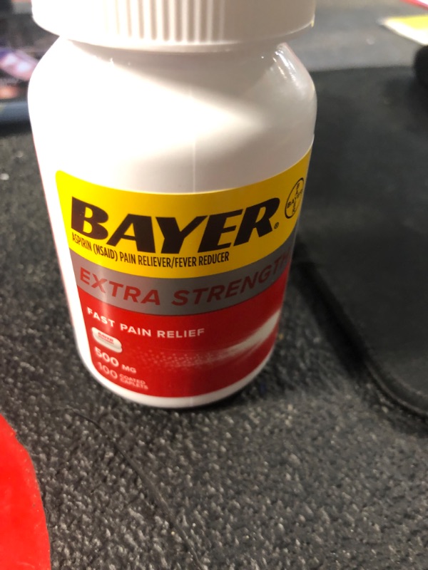 Photo 1 of (Pack of 2)*expired 03/24*non refundable*  Bayer Extra Strength Aspirin 500 mg, Pain Reliever