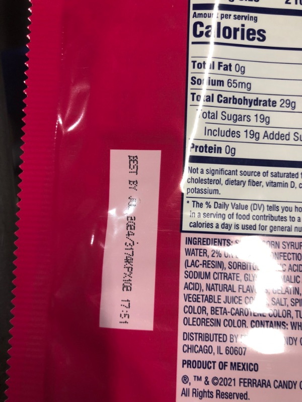 Photo 2 of (Pack of 3) *july 2024* SweeTARTS Soft & Chewy Ropes Candy, Twisted Rainbow Punch, 9 Ounce Twisted Rainbow Punch 9oz,