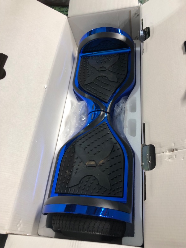 Photo 1 of (Won’t hold a charge)(sold for parts  or repai)Hover-1 Chrome Electric Hoverboard | 6MPH Top Speed, 6 Mile Range, 4.5HR Full-Charge