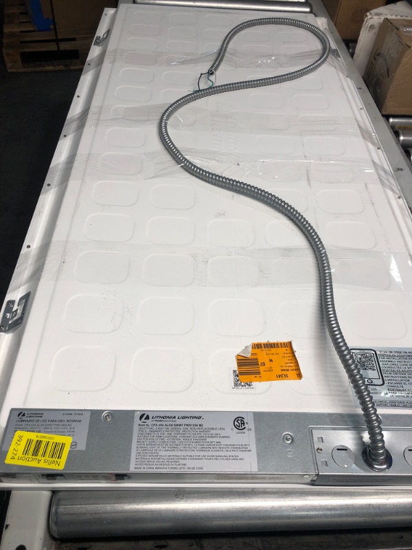 Photo 4 of **FOR PARTS ONLY) - Lithonia Lighting Contractor Select CPANL DCMK 2 ft. x 4 ft. 4000 Lumens Integrated LED Panel Light Switchable Color Temperature 