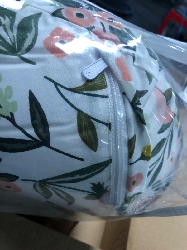 Photo 1 of Boppy Nursing Pillow and Positioner—Original | Pink Garden Flowers | Breastfeeding, Bottle Feeding, Baby Support | 