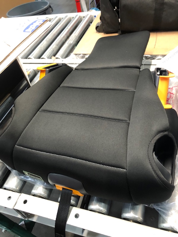 Photo 6 of Chicco KidFit ClearTex Plus 2-in-1 Belt-Positioning Booster Car Seat, Backless and High Back Booster Seat, Obsidian