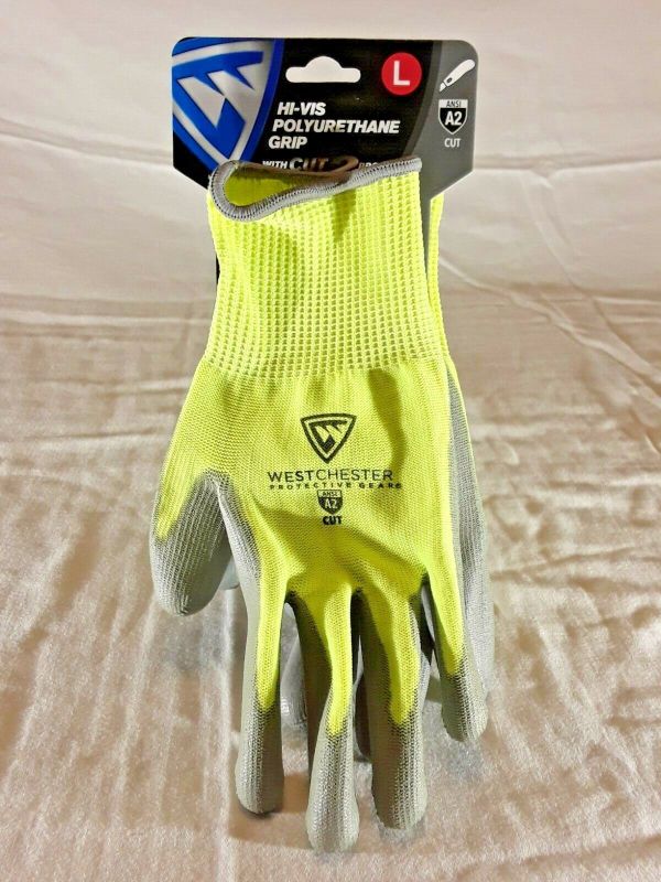 Photo 1 of (Pack of 4) West Chester Large Mens Polyester Polyurethane Dipped Multipurpose Gloves
