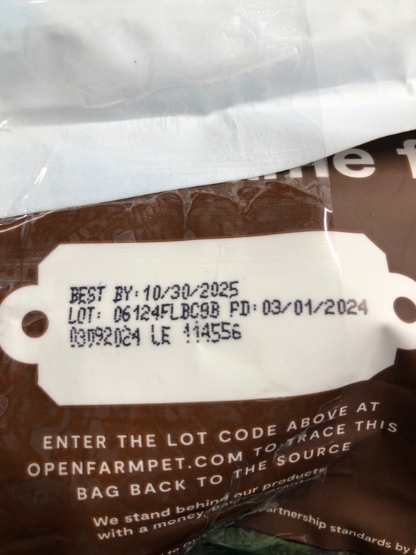 Photo 3 of **NON REFUNDABLE - BEST BY 10-30-25** Open Farm Pasture-Raised Lamb Grain-Free Dry Cat Food, Humanely Raised Lamb Recipe with Non-GMO Superfoods and No Artificial Flavors or Preservatives, 4 lbs