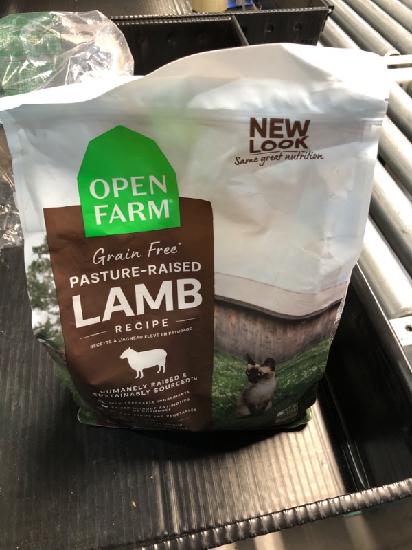 Photo 2 of **NON REFUNDABLE - BEST BY 10-30-25** Open Farm Pasture-Raised Lamb Grain-Free Dry Cat Food, Humanely Raised Lamb Recipe with Non-GMO Superfoods and No Artificial Flavors or Preservatives, 4 lbs