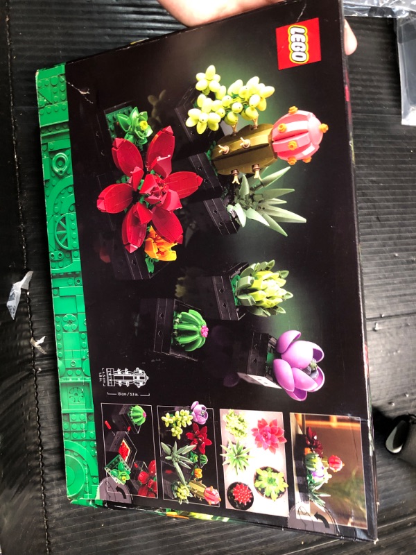 Photo 3 of ***FACTORY SEALED***LEGO Icons Succulents Artificial Plant Set for Adults, Home Decor, Birthday, Creative Housewarming Gifts, Botanical Collection, Flower Bouquet Kit, 10309 Multi Color