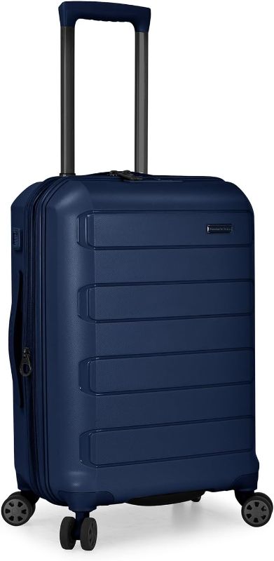 Photo 1 of (READ FULL POST) Traveler's Choice Pagosa Indestructible Hardshell Expandable Spinner Luggage, Navy, Carry-on
