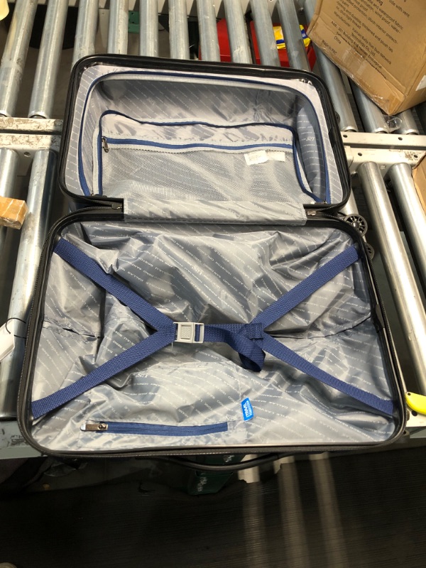 Photo 3 of (READ FULL POST) Traveler's Choice Pagosa Indestructible Hardshell Expandable Spinner Luggage, Navy, Carry-on
