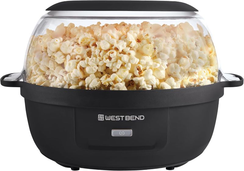 Photo 1 of ***USED - LIKELY MISSING PARTS - UNABLE TO VERIFY FUNCTIONALITY***
West Bend Stir Crazy 6 Qt. Popcorn Machine, in Black