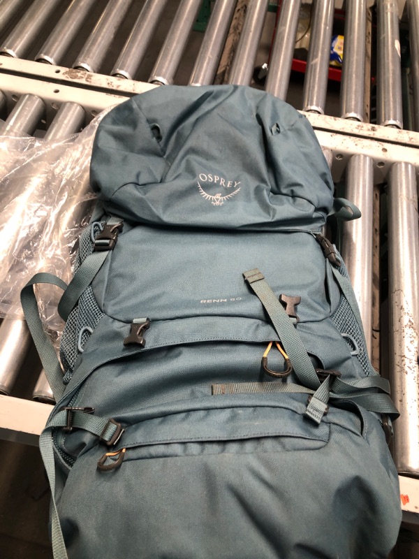 Photo 2 of ***MINOR DAMAGE DIRTY**
Osprey Renn 50L Women's Backpacking Backpack, Cascade Blue/Melon Orange O/S Cascade Blue/Melon Orange