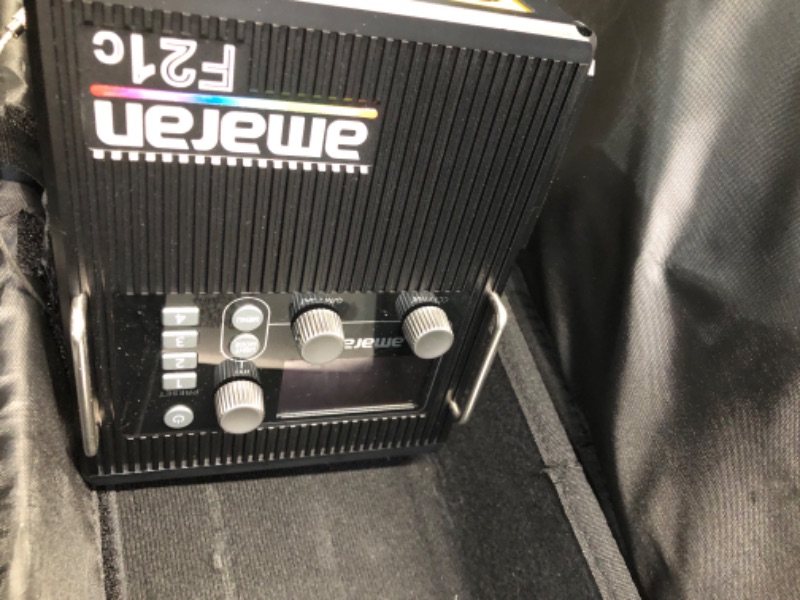 Photo 6 of **UNKNOWN IF MISSING PIECES-UNTESTED**
Aputure Amaran F21C RGBWW Flexible Led Video Light 2500K~7500K,100W,15 Lighting FX with Honeycomb Grid Soft Box,Support App Control