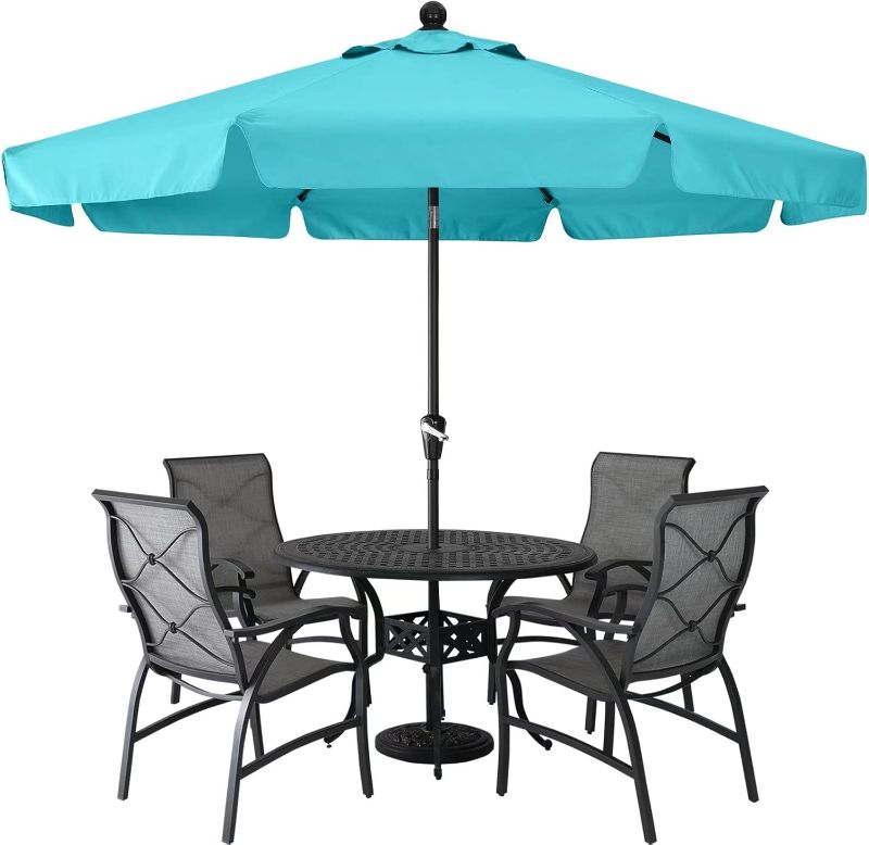 Photo 1 of 
*REFERENCE PHOTO*
ABCCANOPY Patio Umbrella 10ft - Outdoor Table Umbrella with Push Button Tilt and Crank, 8 Ribs Umbrella for Patio Pool Garden Deck (Turquoise)
