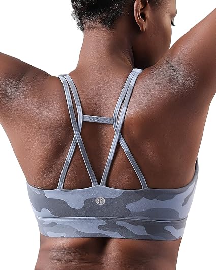 Photo 1 of [Size XL] RUNNING GIRL Y-Back Sports Bras for Women, Medium Impact Wirefree Padded Bra Workout Crop Top Longline Sports Bra Push up 