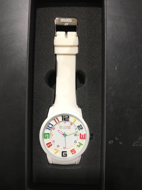 Photo 2 of Women's CR2001 Festival White Silicone Watch