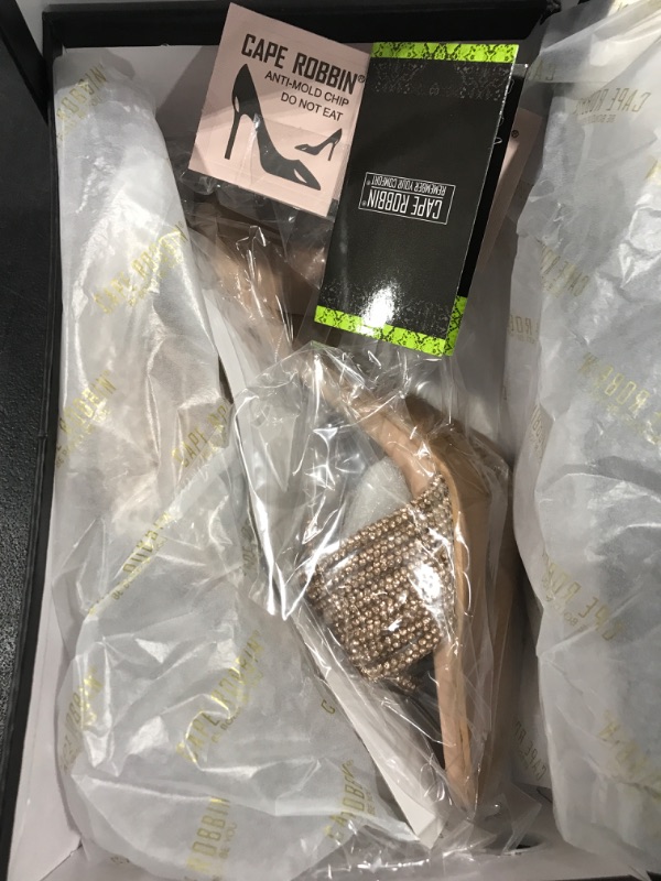 Photo 1 of [Size 6.5] CAPE ROBBIN FLYNN Slip On Heel - NUDE