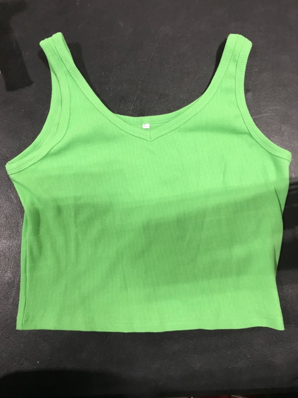 Photo 1 of [Size L] Ladies Crop Top- Light Green