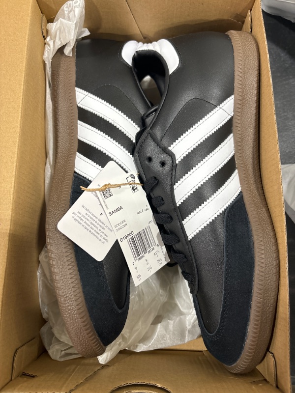 Photo 1 of Adidas Men's Samba Shoes Black/White - 9.5