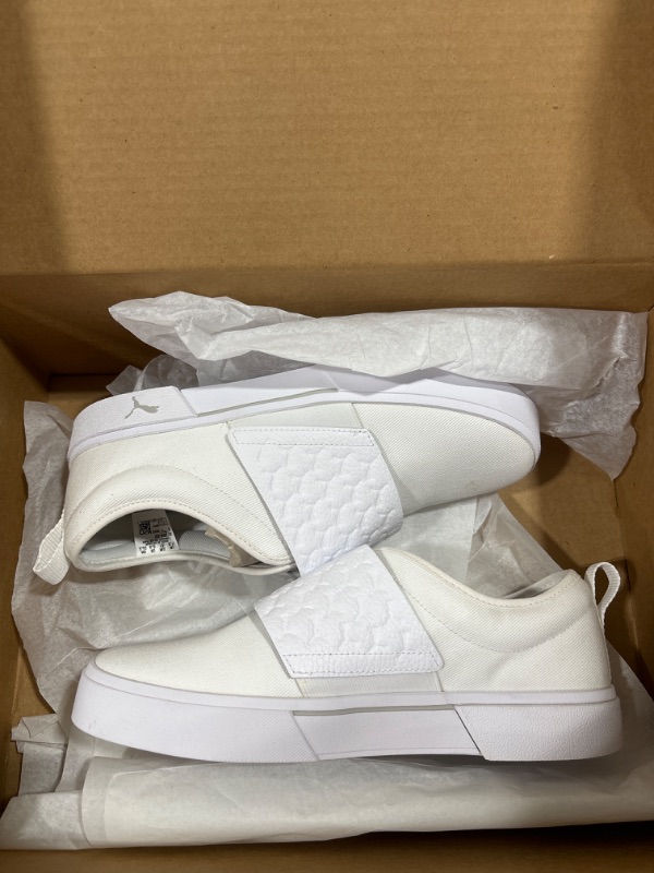 Photo 2 of PUMA Mens El Rey Ii Logomania Slip-On Sneakers Casual Shoes Casual - White - SIZE 8.5 
