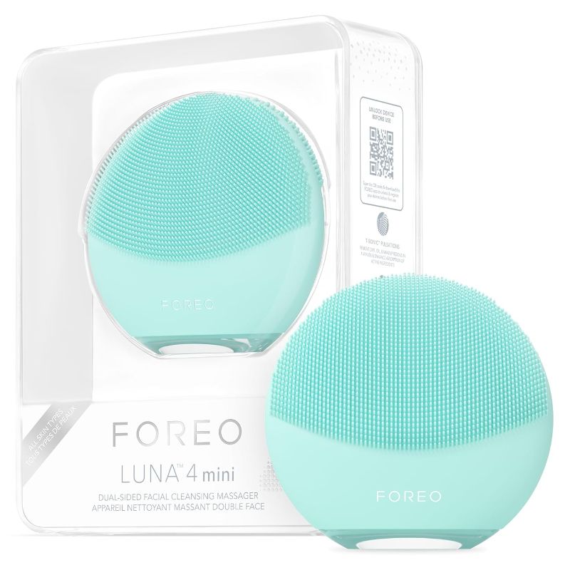 Photo 1 of FOREO Luna 4 Mini Face Cleansing Brush & Face Massager | Premium Face Care | Enhances Absorption of Facial Skin Care Products | Simple Skin Care Tools | for All Skin Types
